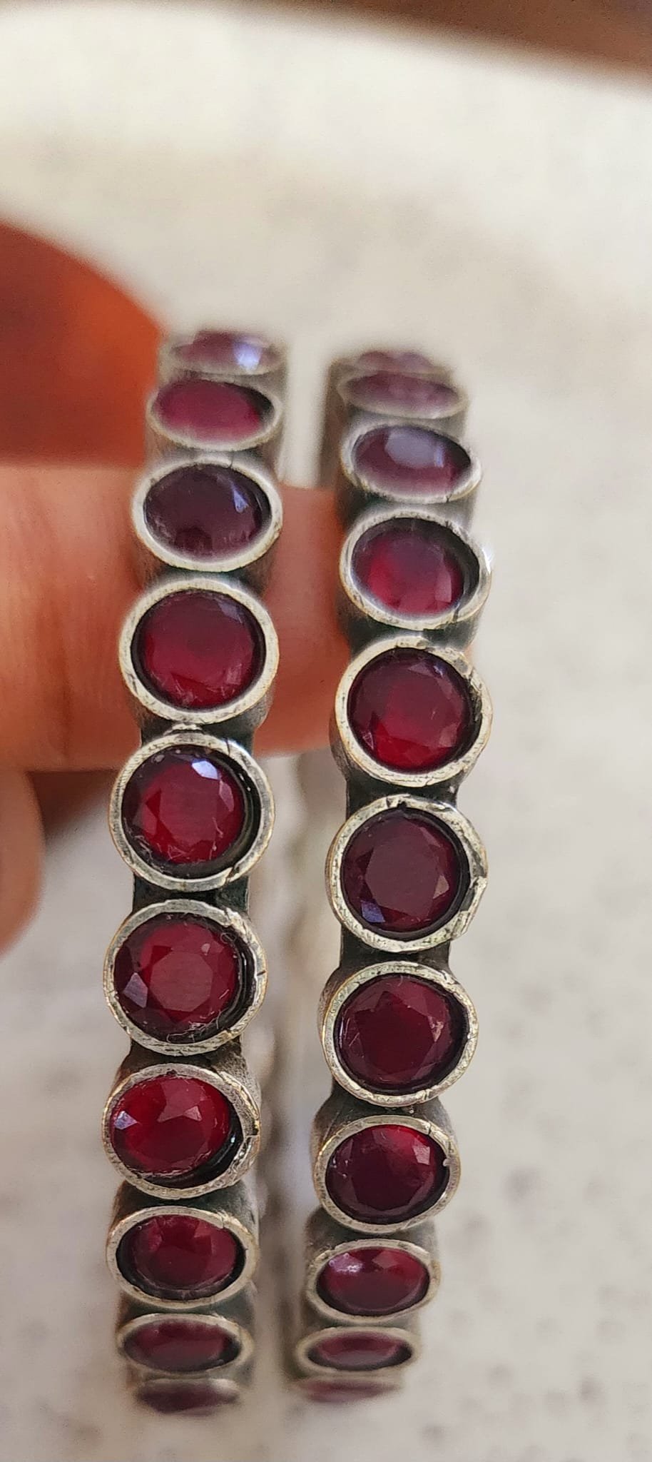 Bohe Sydney Bangles Bracelet Earrings Silver Colourful Indian traditional